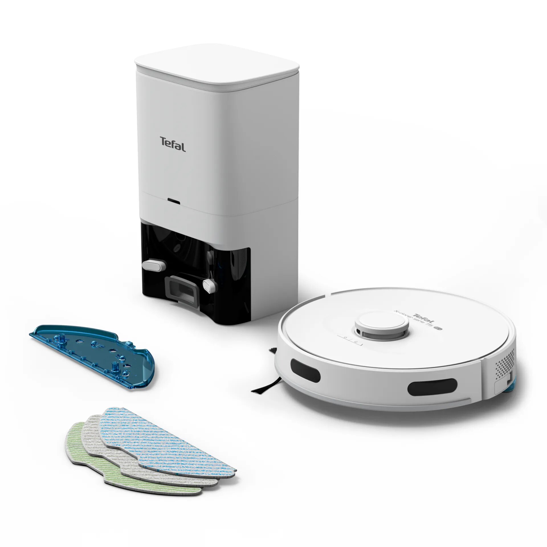 Робот-пылесос Tefal RG8597WH X-plorer 75S+, с влажной уборкой, станция автоочистки