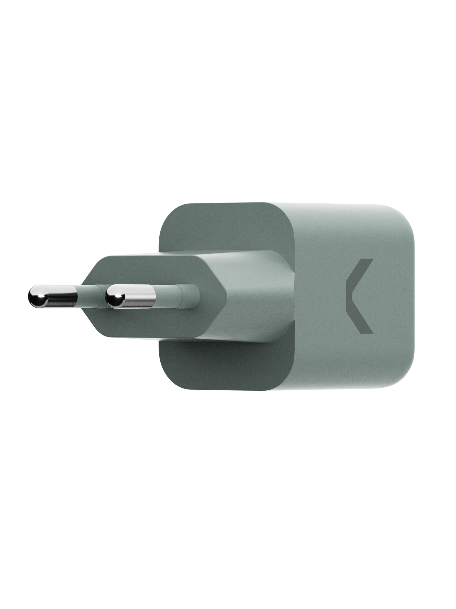 Быстрое зарядное устройство COMMO 35W Mini Charger 1xUSB-C, 35 Вт, Серо-зелёный — фото 1
