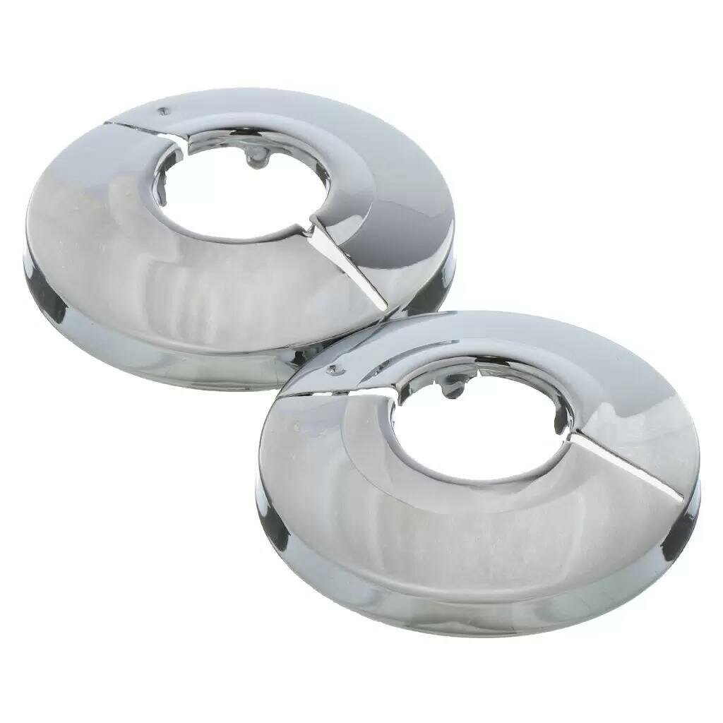 Сантехнические отражатели Comfort Factor декоративные цвет Хром 1/2 дюйма 2 шт