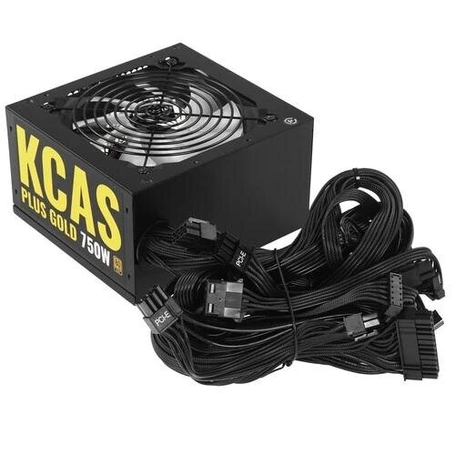 Блок питания Aerocool ATX 750W KCAS PLUS GOLD (KCAS PLUS 750G) - фото №4