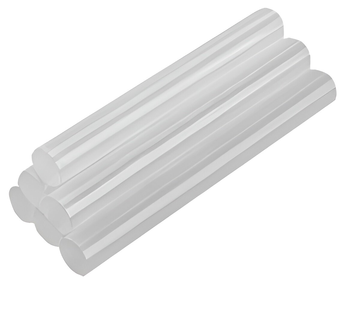 Стержни для клеевого пистолета 6 штук, 6х100мм прозрачный "888"