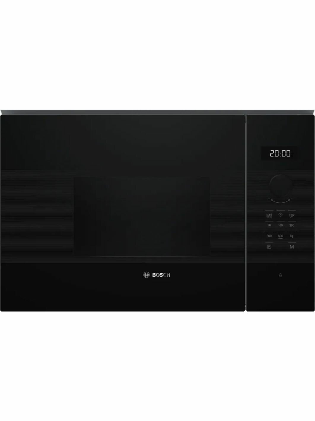 Встраиваемая микроволновая печь Bosch Serie 4 BFL524MB2, 800 Вт, 20л, черная