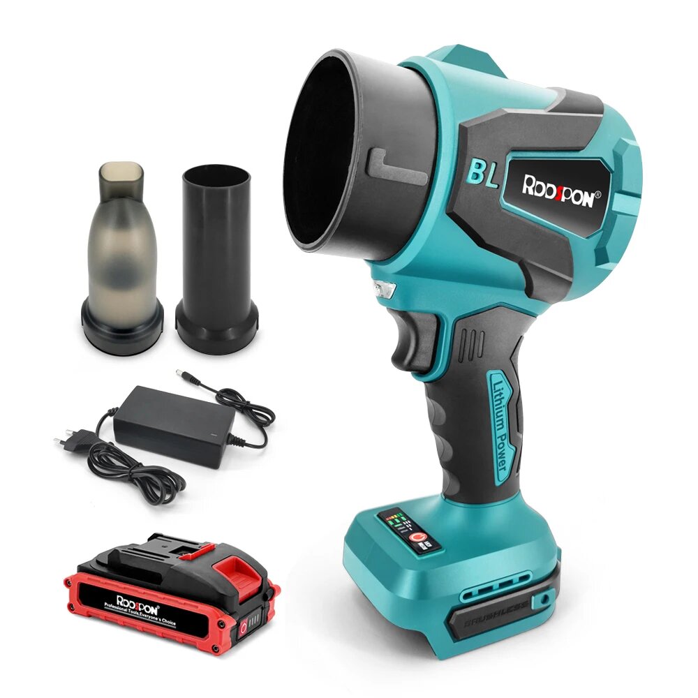 Воздуходувка и пылесос RDDSPON 3200 Вт для аккумуляторов Makita 1PC 4AH Battery(EU)