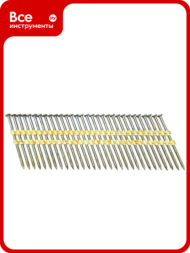 Гвоздь реечный на пластике MAINPACK 28/70 мм винтовая накатка по 2430 шт МР-652831
