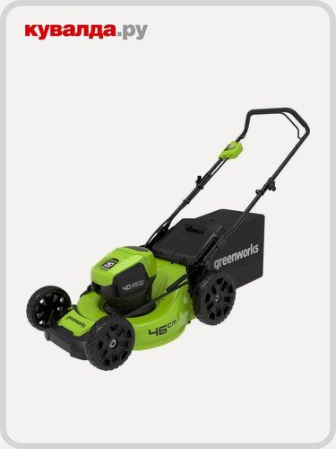 Изображение товара Газонокосилка аккумуляторная GREENWORKS GD40LM46HP 40V, бесщеточная