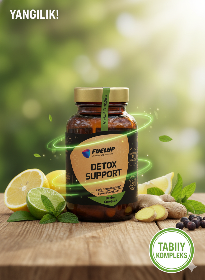 FuelUP Detox SUPPORT 60tabs, детокс саппорт для очищения организма