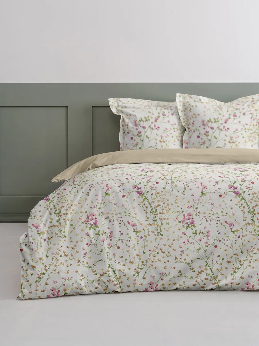 Постельное белье 2 сп эффект Персик