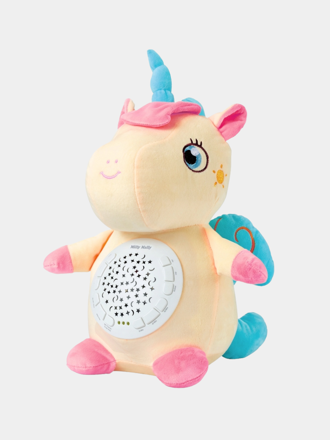 Мягкая игрушка с проектором, ночник, музыкальная игрушка, Единорог — фото 1