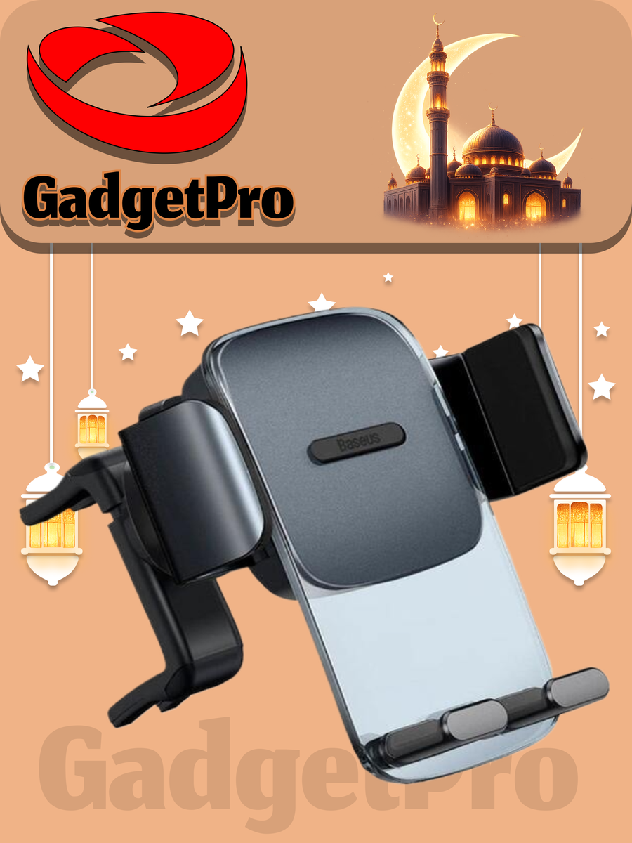 Автомобильный держатель Baseus Easy Control Clamp SUYK000212 для круглого воздуховода: надежный и удобный