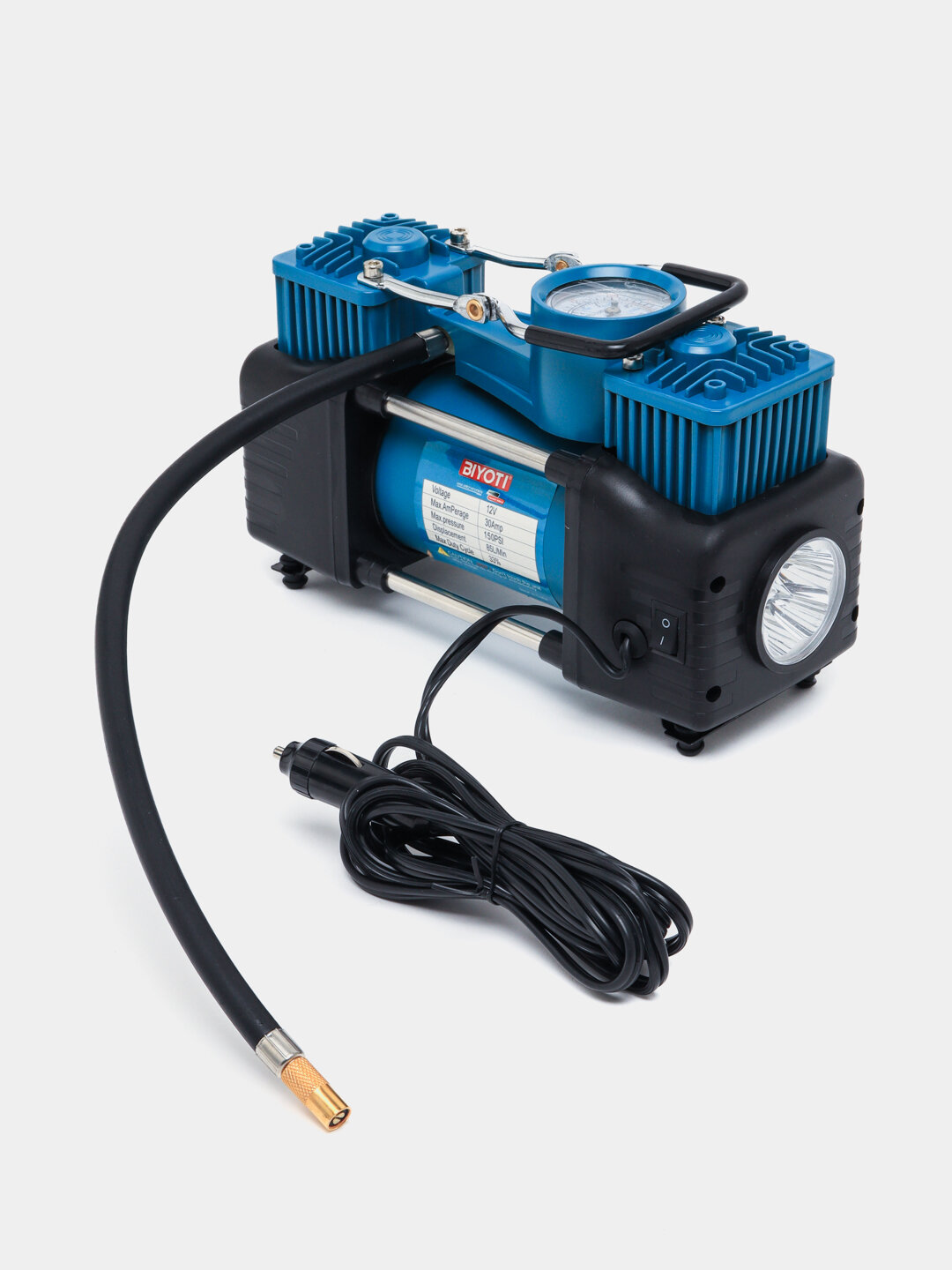 Автомобильный компрессор насос Biyoti BYT-QB001