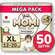 Подгузники-трусики Momi MEGA PACK ULTRA CARE XL (12-20 кг). 50 шт