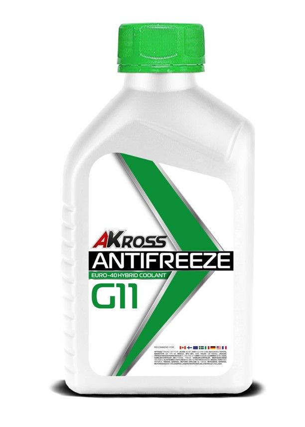 Антифриз AKross EURO G11 зеленый