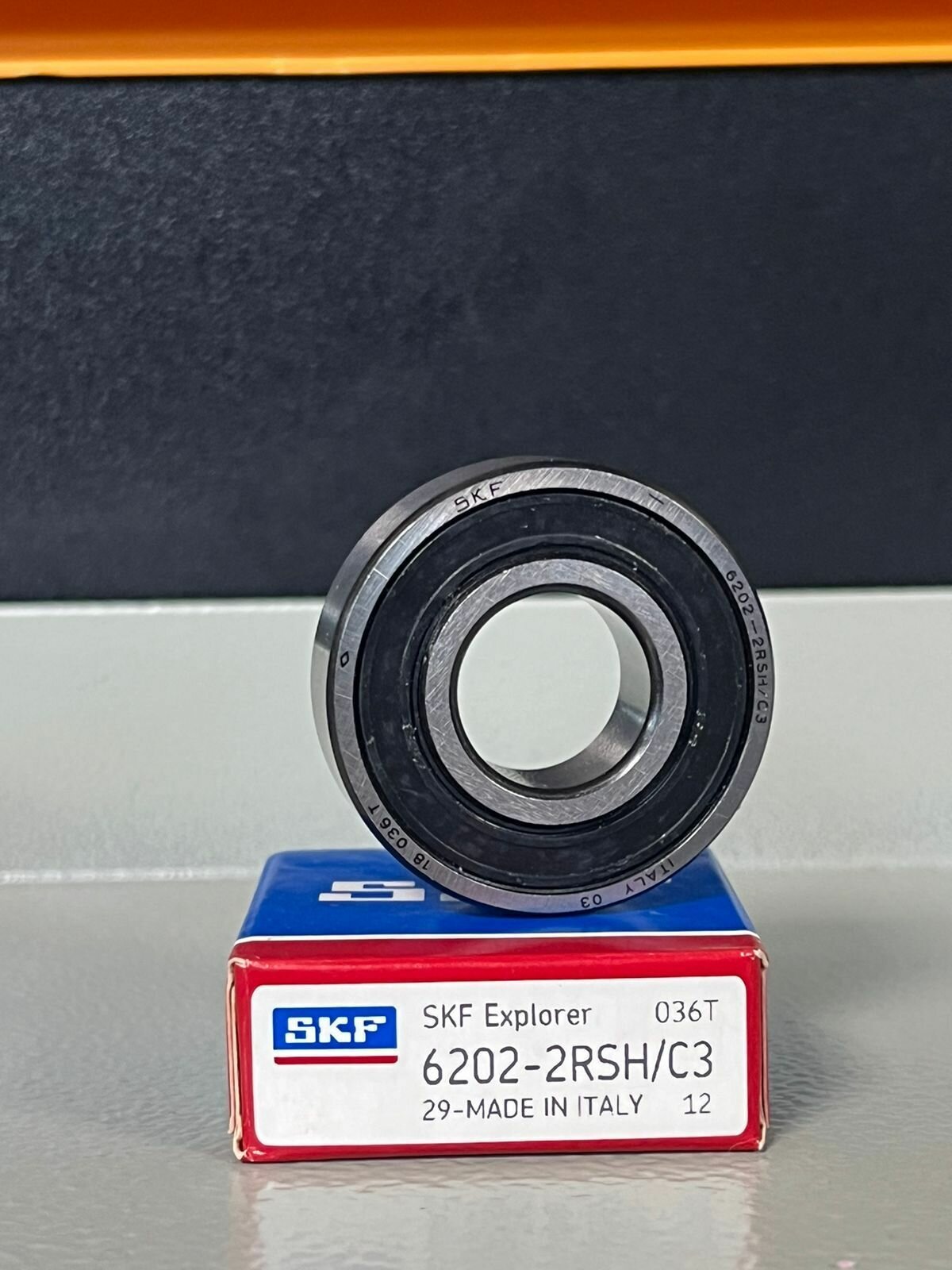 Подшипник SKF 6202 задний левый для электровелосипеда (колхозник) 1шт.