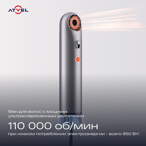 Фен для волос Atvel SYLPH HD4 серый 12990₽