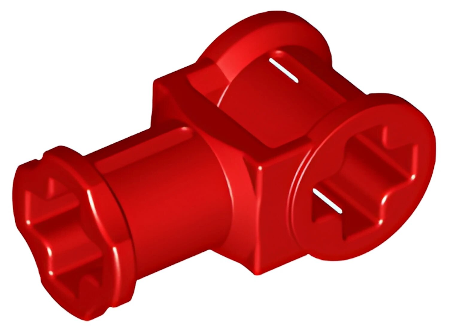 Деталь LEGO Technic, Axle Connector with Axle Hole 32039 (42135) Red U