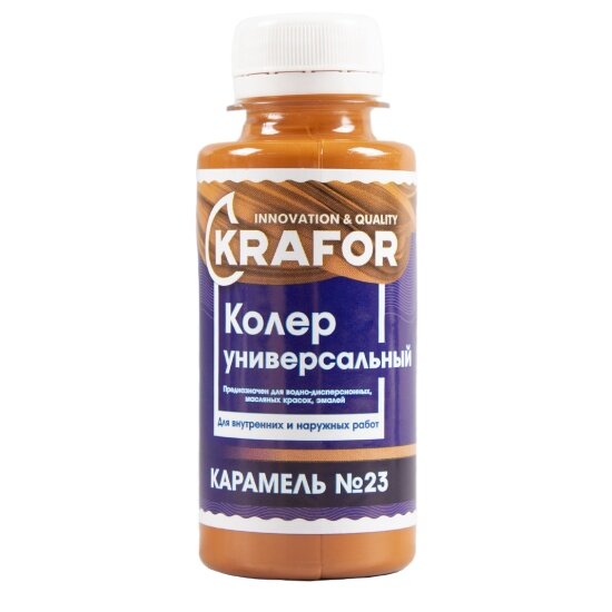 Колер универсальный Krafor №23 карамель 100 мл