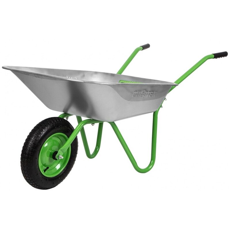 Тачка Сибртех садовая одноколесная облегченная 65 л до 90 кг (689615)