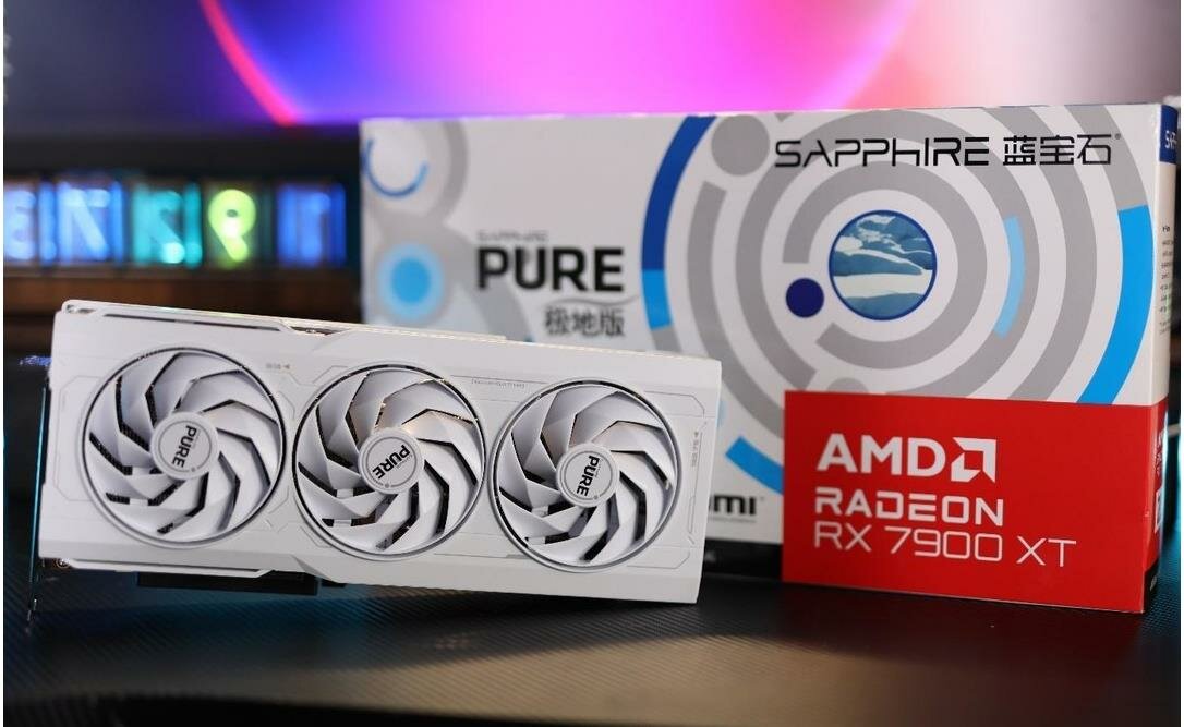 Видеокарта Sapphire AMD Radeon RX7900XT 20GB D6 Pure, OC, стиль, мощь, круть