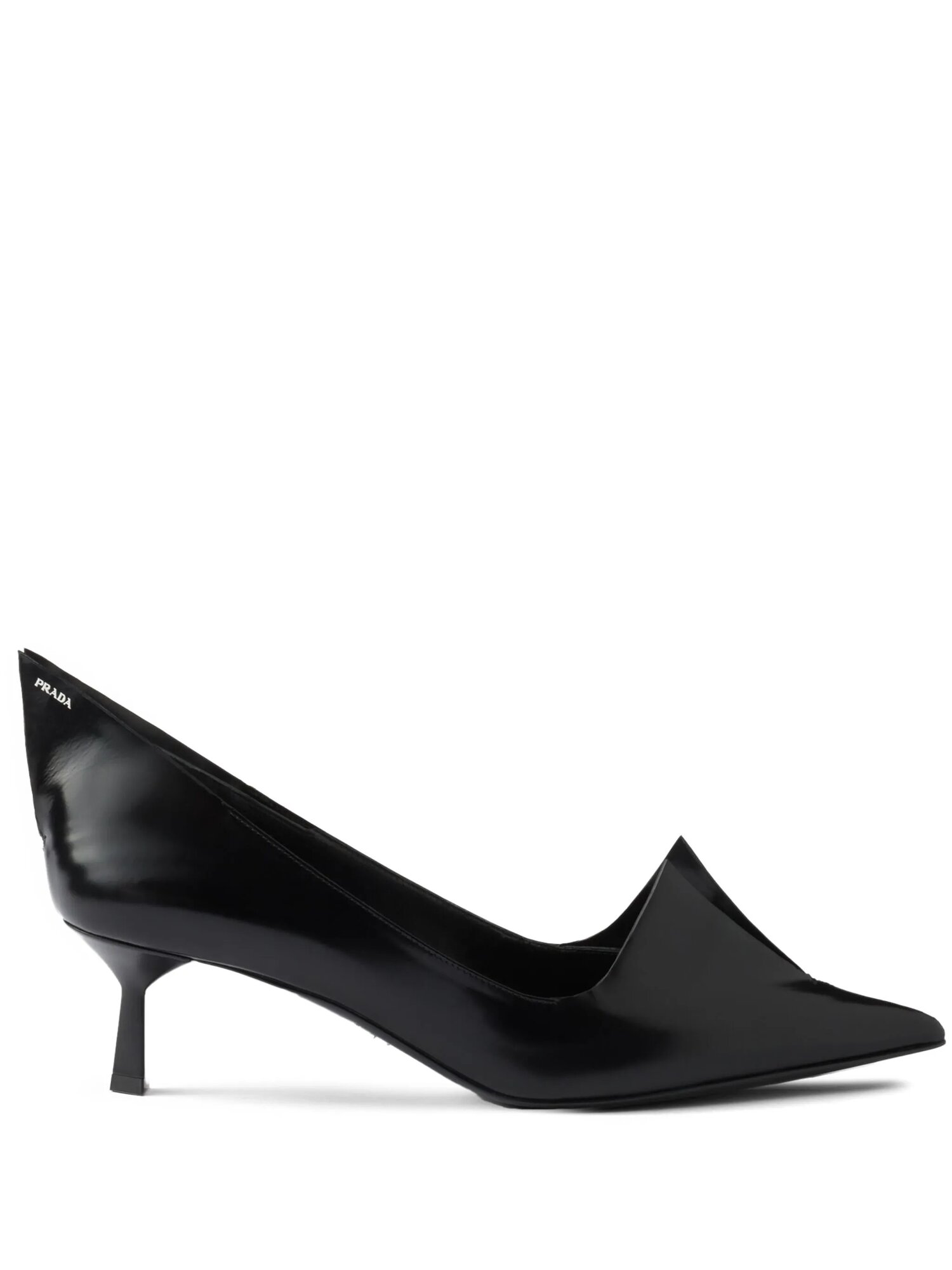 Туфли Prada Brushed, размер 39 IT, черный