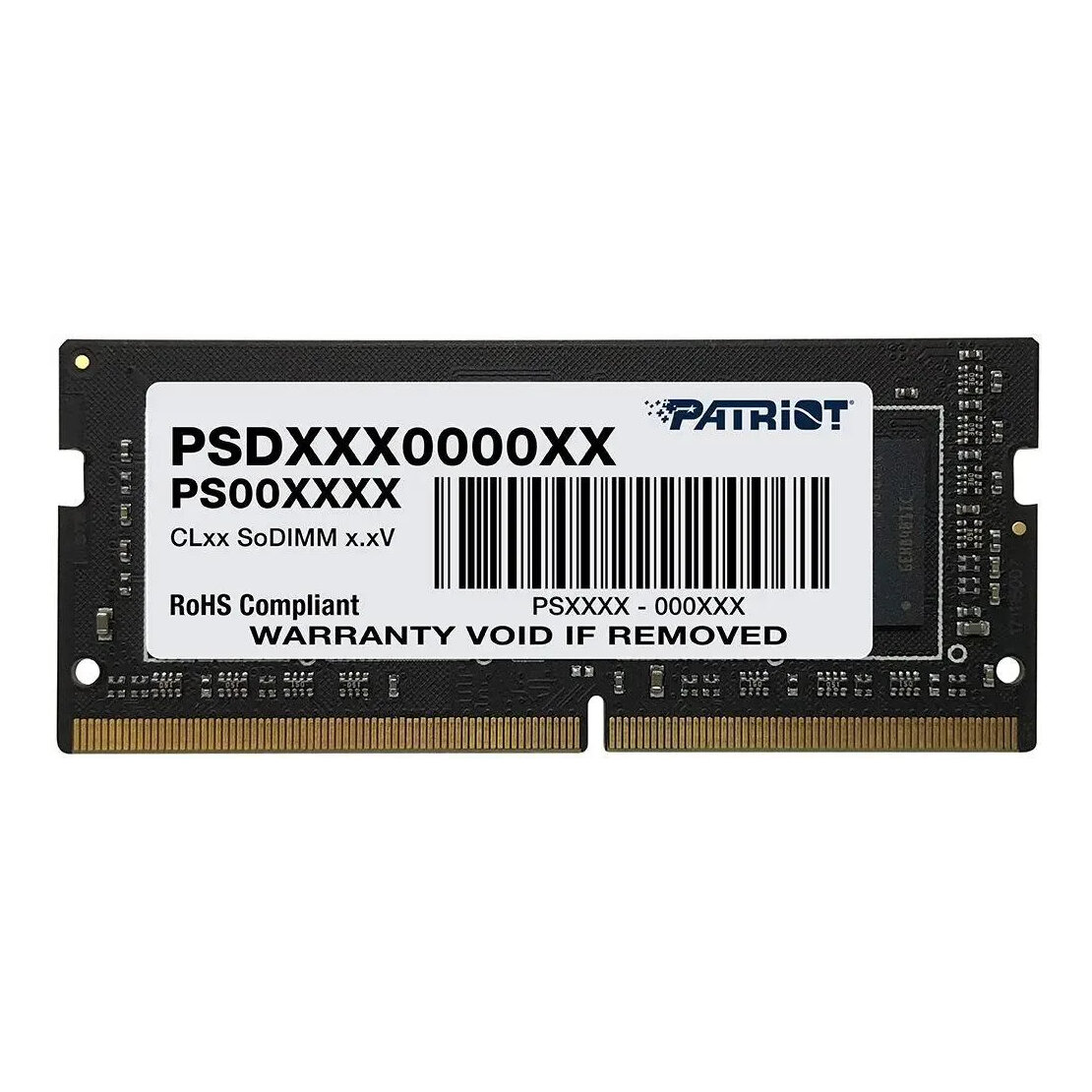 Оперативная память Patriot Memory SL PSD416G320081S, 16Gb, DDR4, 3200 МГц, SODIMM