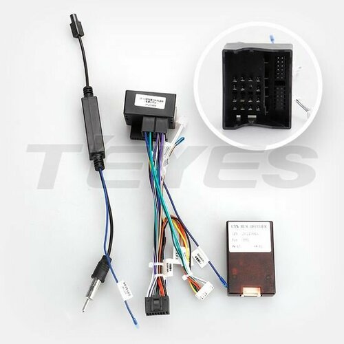 Разъем-переходник 16 pin с Canbus LZ для подключения Android магнитолы в Opel Astra H, Antara, Corsa D, Zafira B