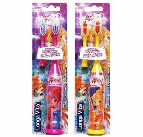 Зубная щетка электронная Longa Vita Winx, для детей