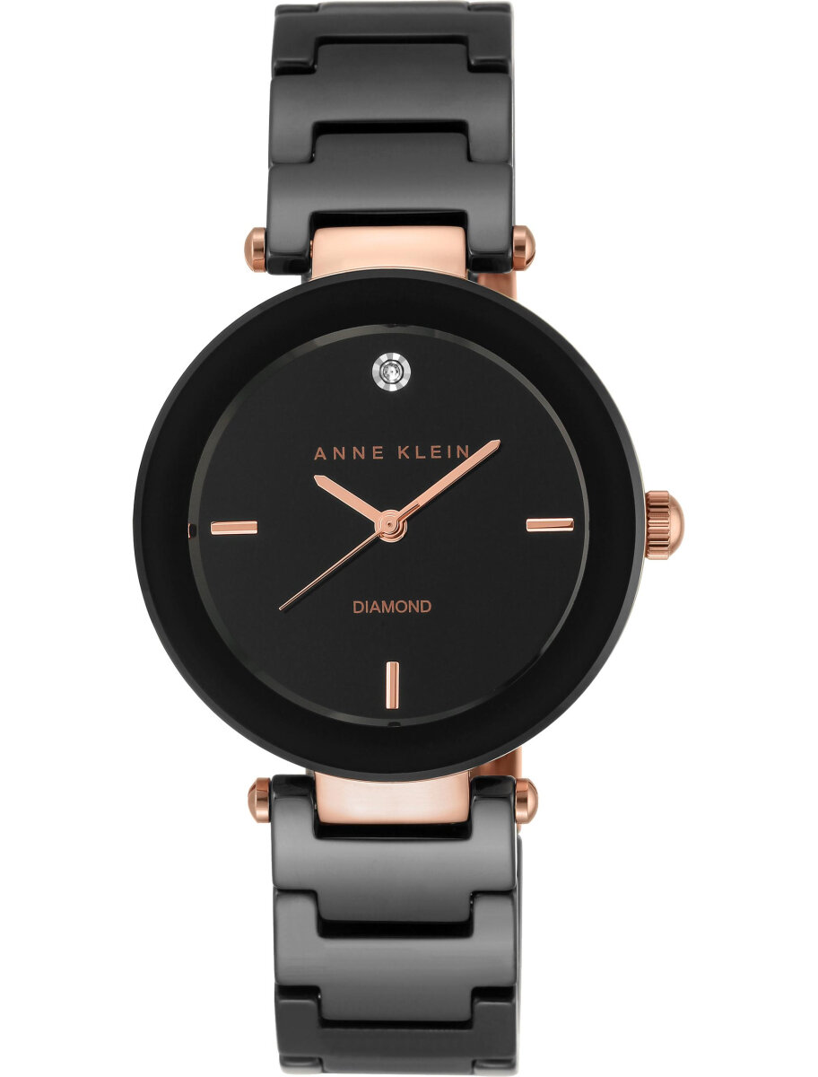 Наручные часы ANNE KLEIN Diamond Ceramics, черный