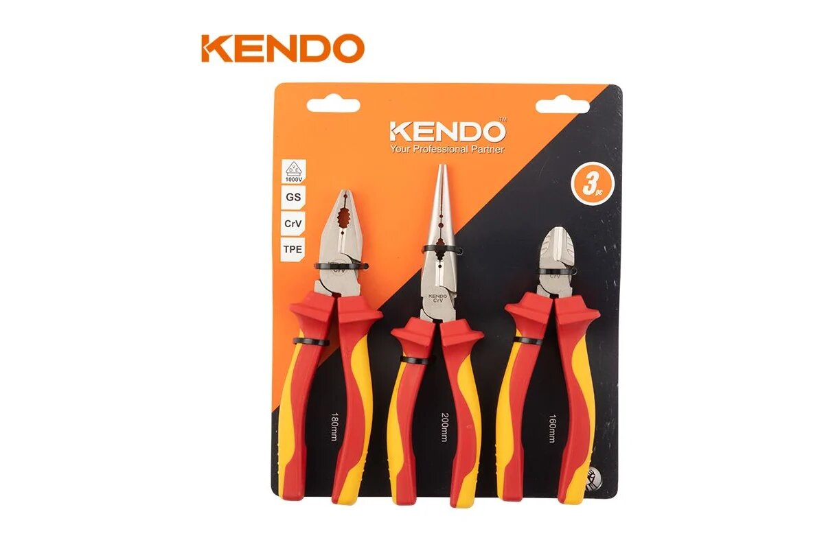 KENDO набор диэлектрического инструмента 3 шт 85134