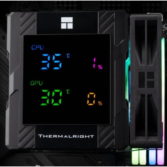 Кулер для процессора Thermalright Peerless Assassin 120 Digital BLACK ARGB (PA120-DIGITAL-BL-ARGB) — фото 1