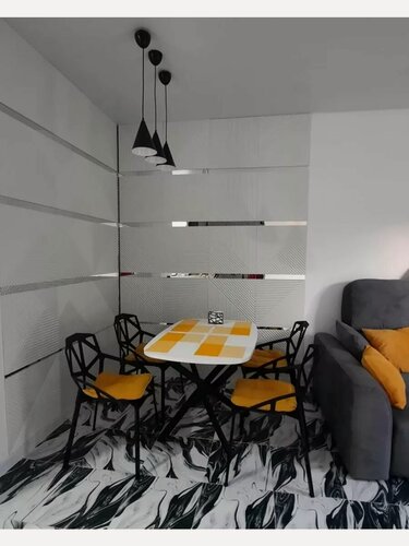 Изображение товара Стеновые панели декоративные МДФ для стен 3Д / Цвет: белый шелк