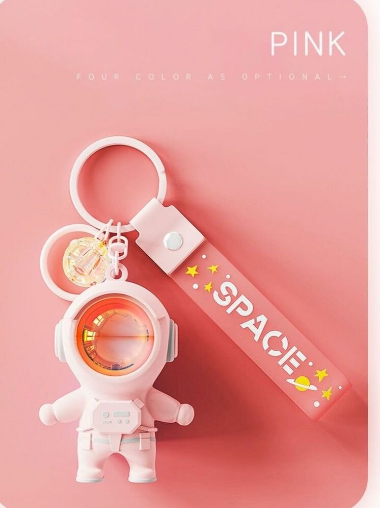 Брелок, розовый — фото 1