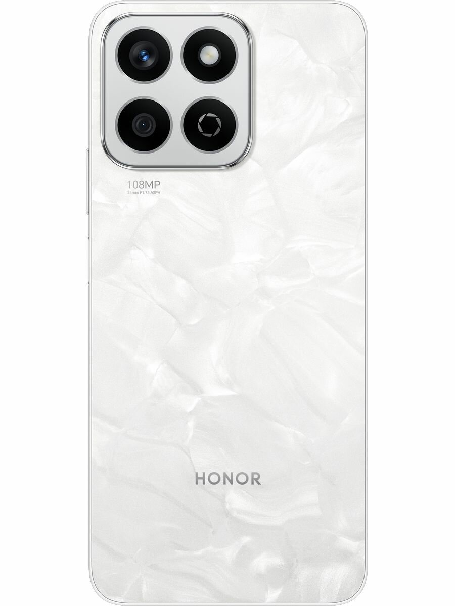 Смартфон Honor X7c 8/128GB, экран 6.77", 120Hz, 108МПикс, Android 14, белый — фото 1