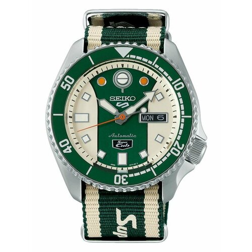 фото Наручные часы seiko 5 sports, зеленый