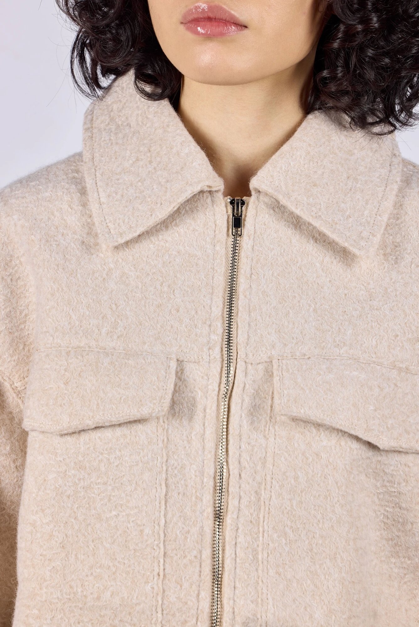 Куртка Selfie, размер M, бежевый — фото 1