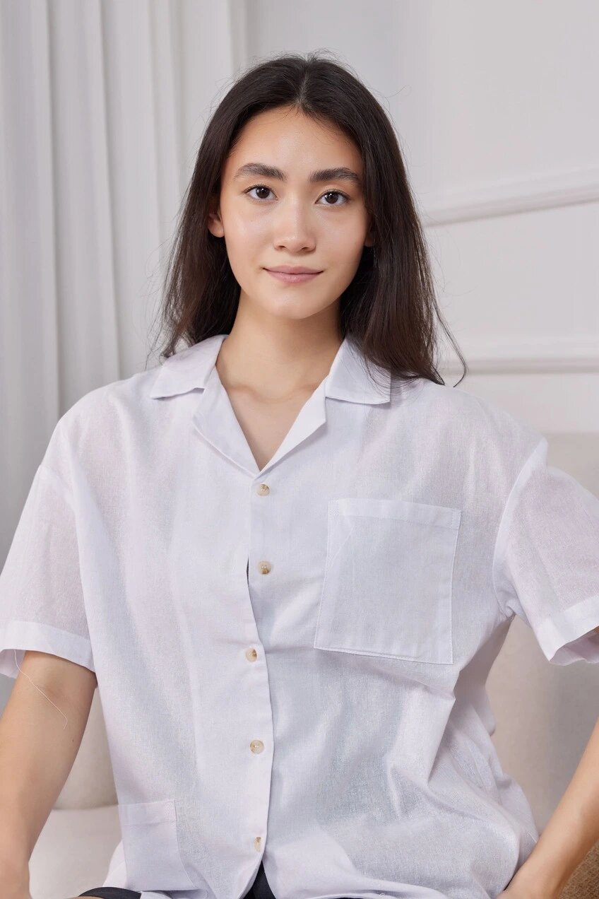 Рубашка Selfie, размер L, белый — фото 1