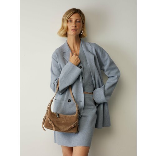 Сумка сэтчел Afina фактура гладкая черный 21906₽