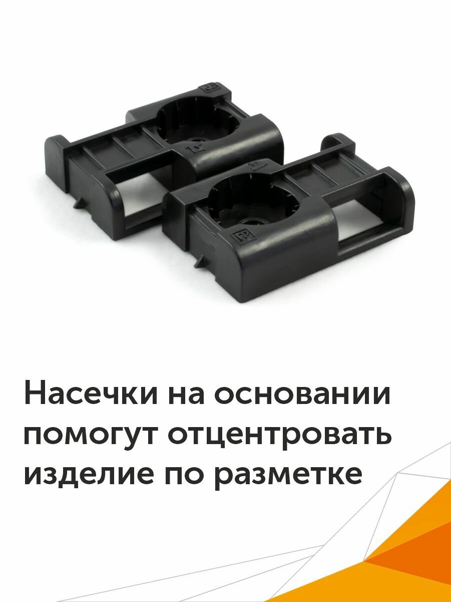 Площадка под стяжку для прямого монтажа черная, в гофроящике, 1900 шт — фото 1