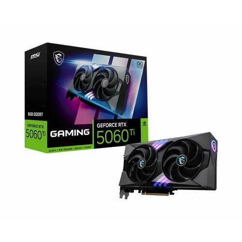 Видеокарта MSI GeForce RTX 5060 Ti GAMING OC 8GB G506T-8GC 57942₽