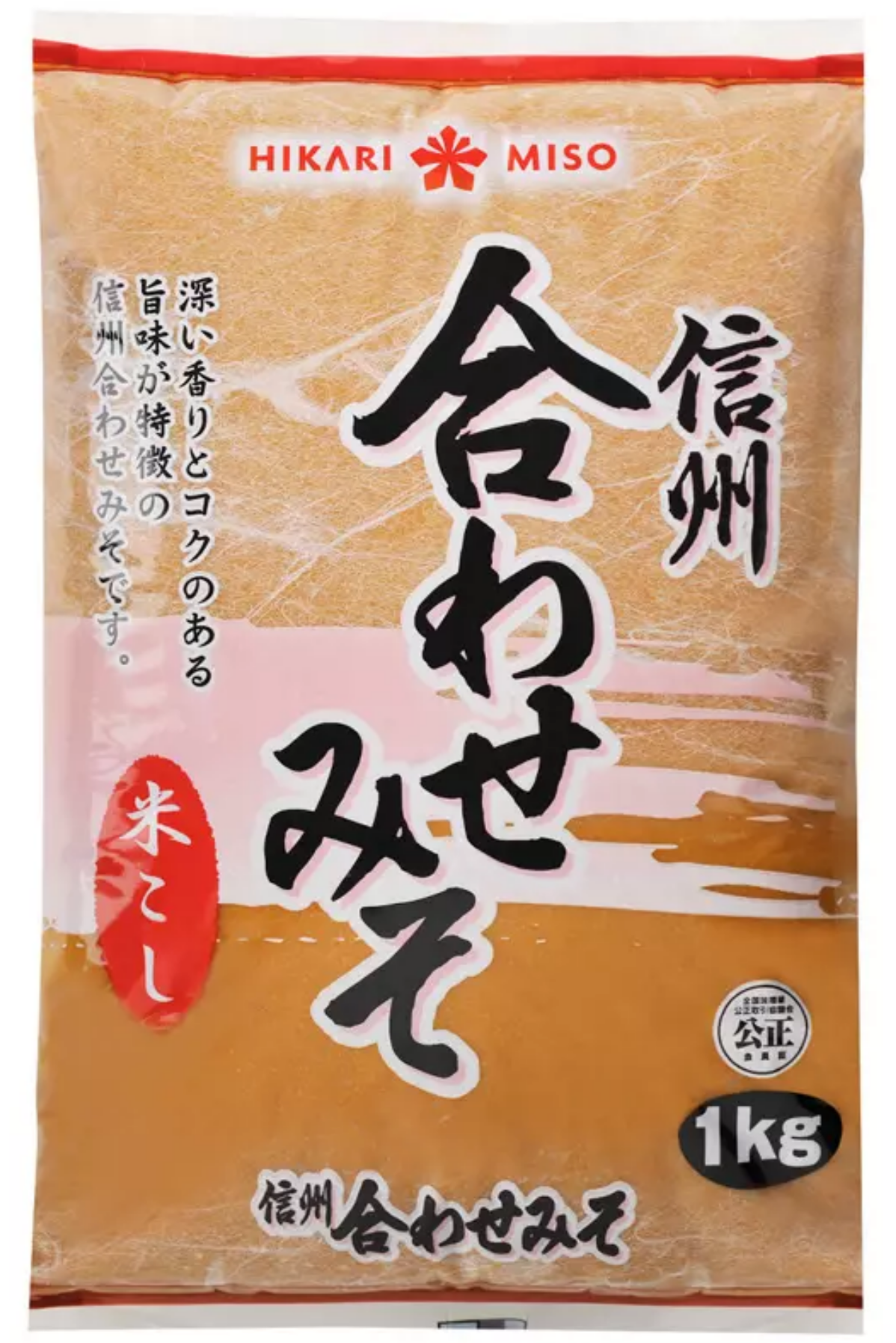 Японская Мисо паста соевая HIKARI MISO Shinshu Miso Komekoshi светлая, 1 кг