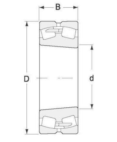 Роликовый подшипник 22219KCC/W33 (113519H) TECHNIX — фото 1