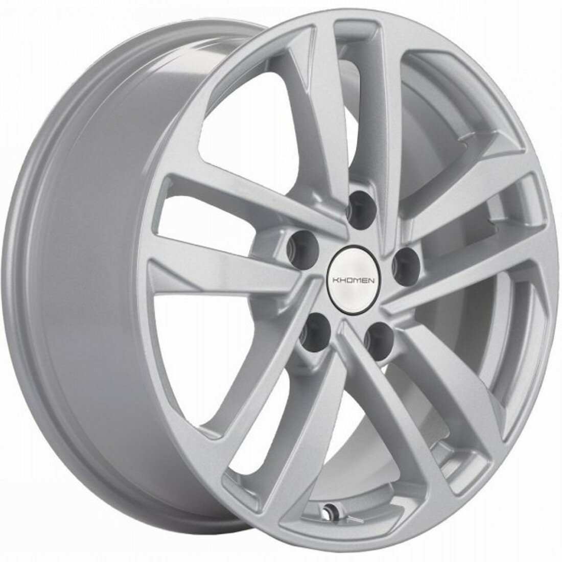 Колесный диск Khomen Wheels KHW1612 6,5x16 5x114,3 ET43 67,1 F-Silver литой для автомобиля