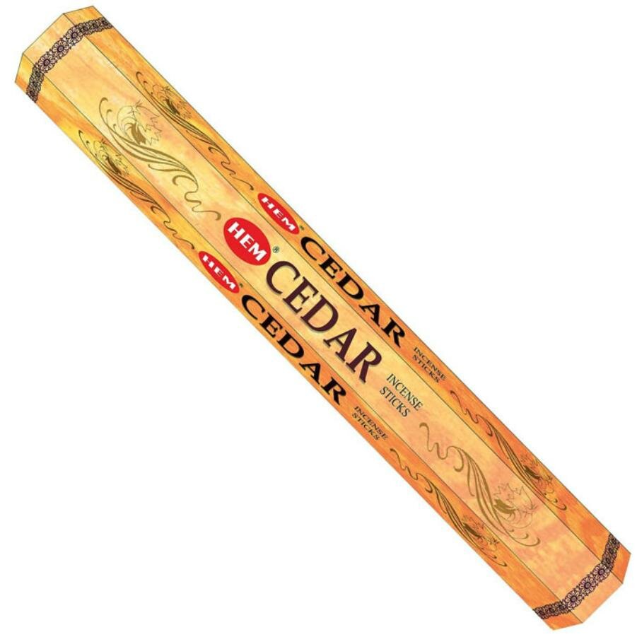 Hem Incense Sticks CEDAR  Благовония кедр  Хем   уп  20 палочек 