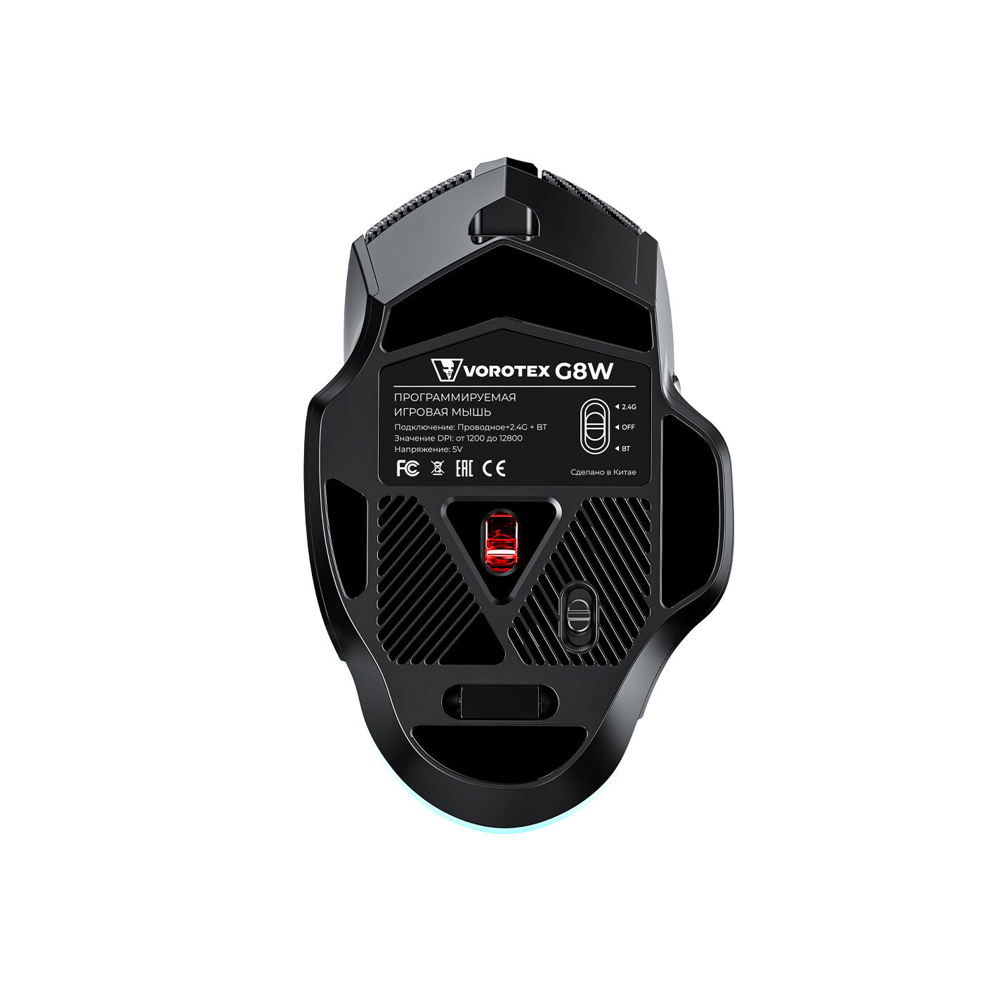 Игровая мышь беспроводная VOROTEX G8W, черный — фото 1