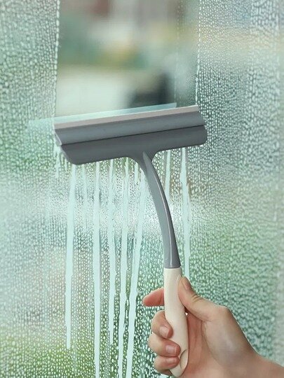 Стеклоочиститель силиконовый, для мытья окон и зеркал, скребок — фото 1