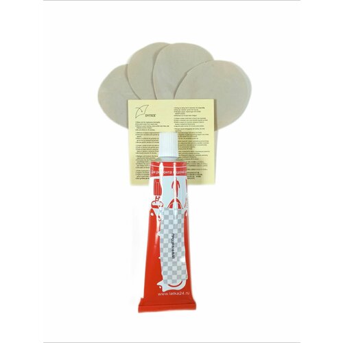 Набор для ремонта надувных матрасов Молочный овал 5х6см