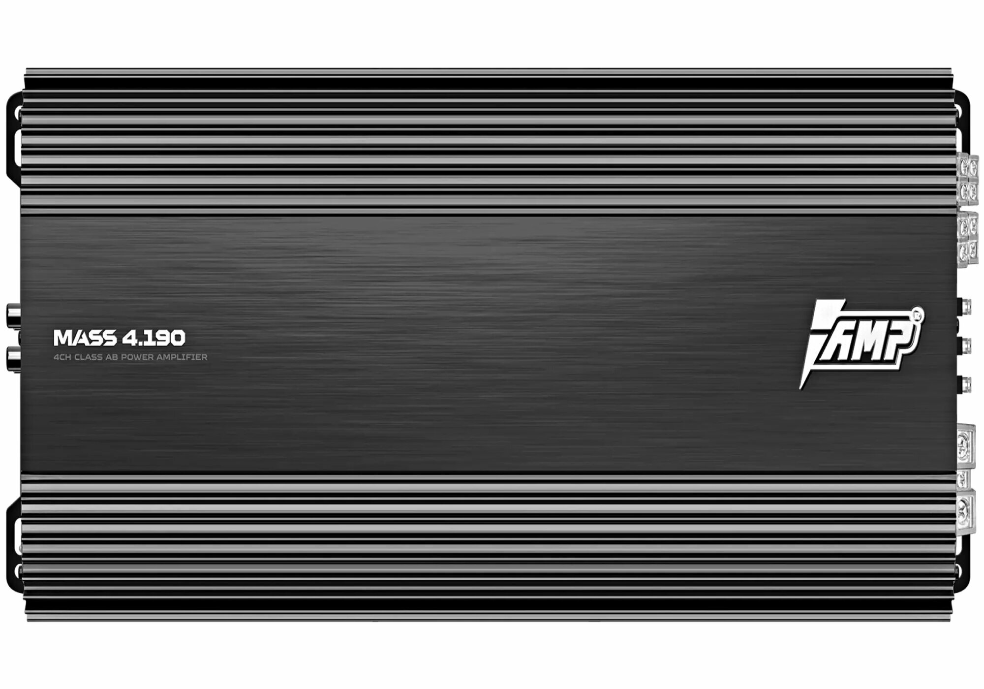 Автомобильный усилитель 4 канала AMP MASS 4.190, мощность RMS 190 Вт х 4 (4 Ом)