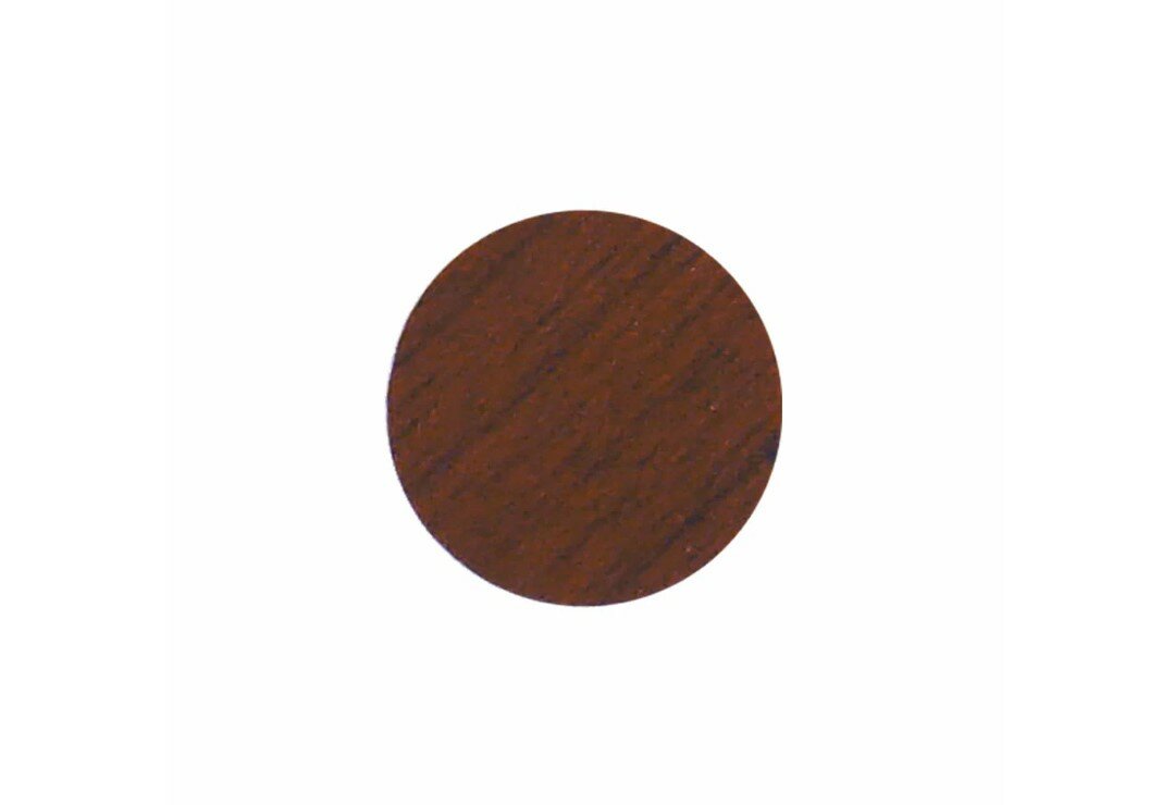 Заглушка декоративная для мебели d14 мм самоклеящаяся орех (50 шт.)