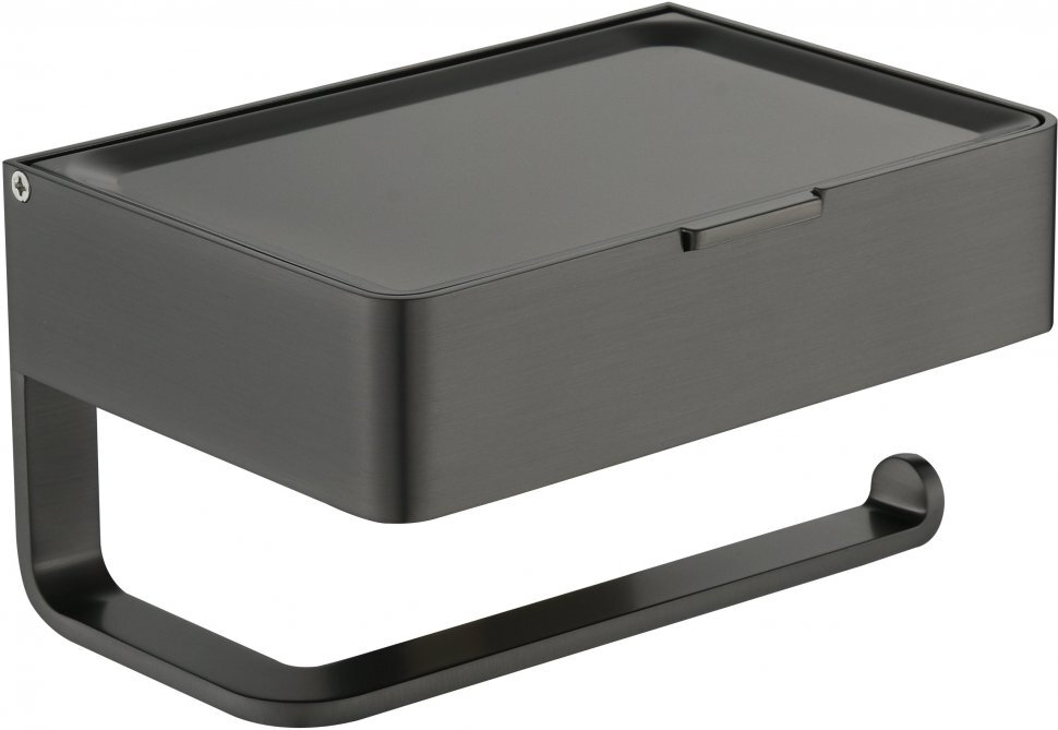 Настенный бумагадержатель плоский Grocenberg AC0050BG, материал латунь