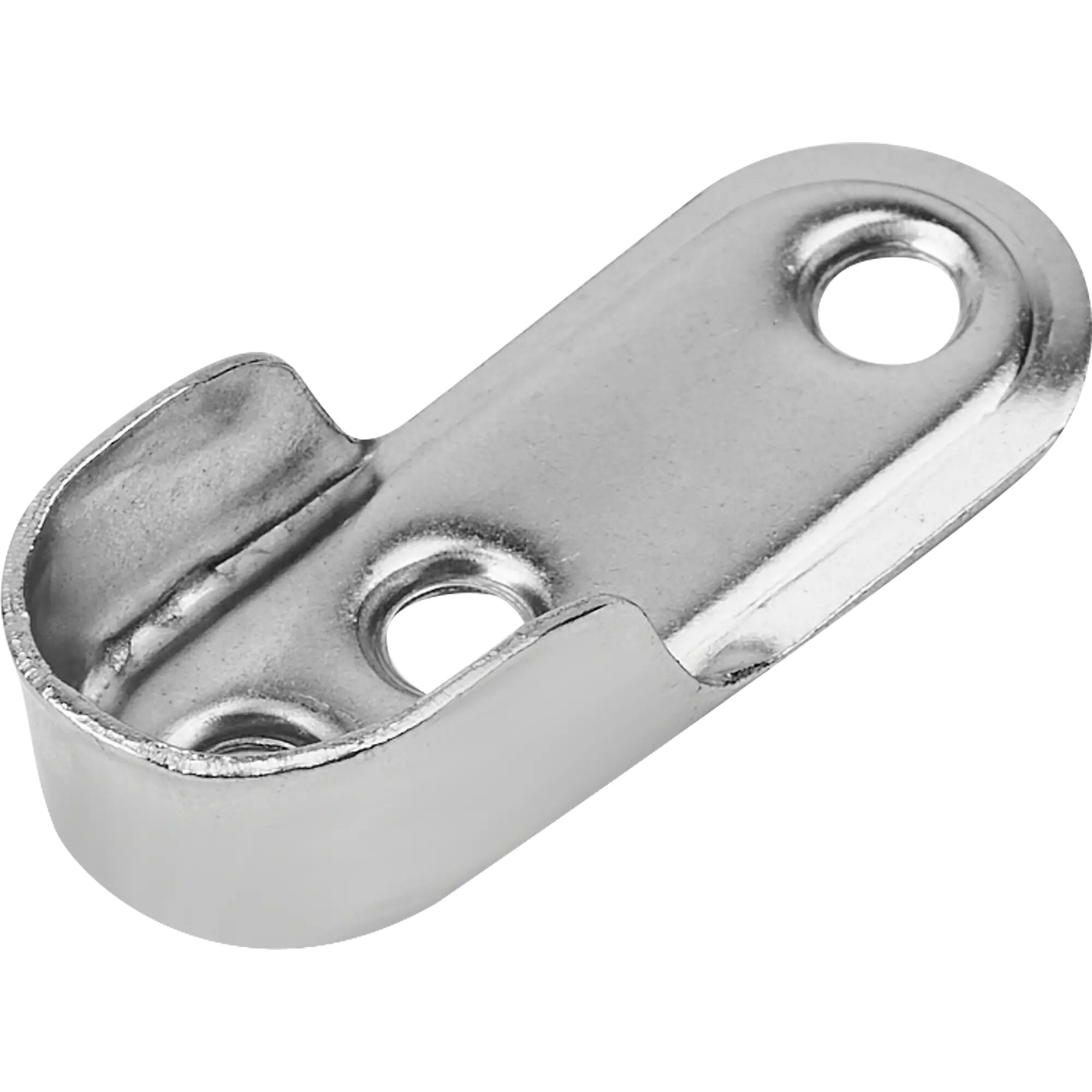 Держатель овальной трубы ⌀30 хром