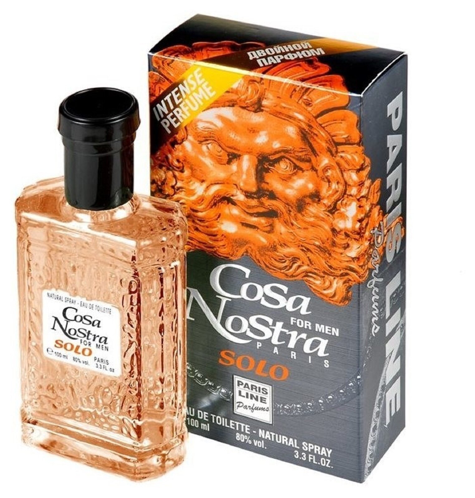 PARIS LINE Cosa Nostra Solo Intense Perfume men 100 мл edt